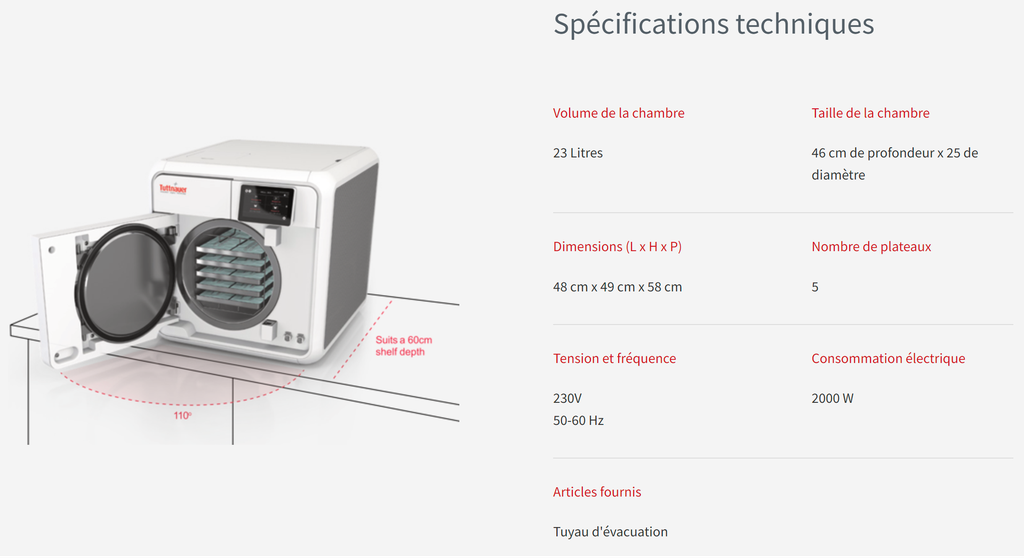 Autoclave TUTTNAUER t-edge