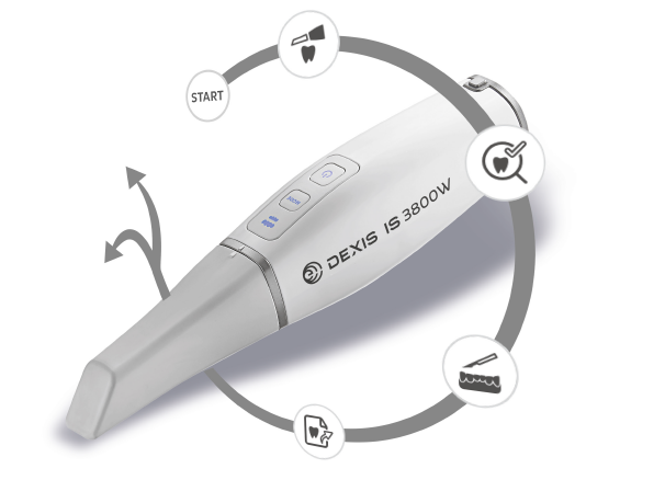 SCANNER INTRA ORAL SANS FIL DEXIS IS 3800W