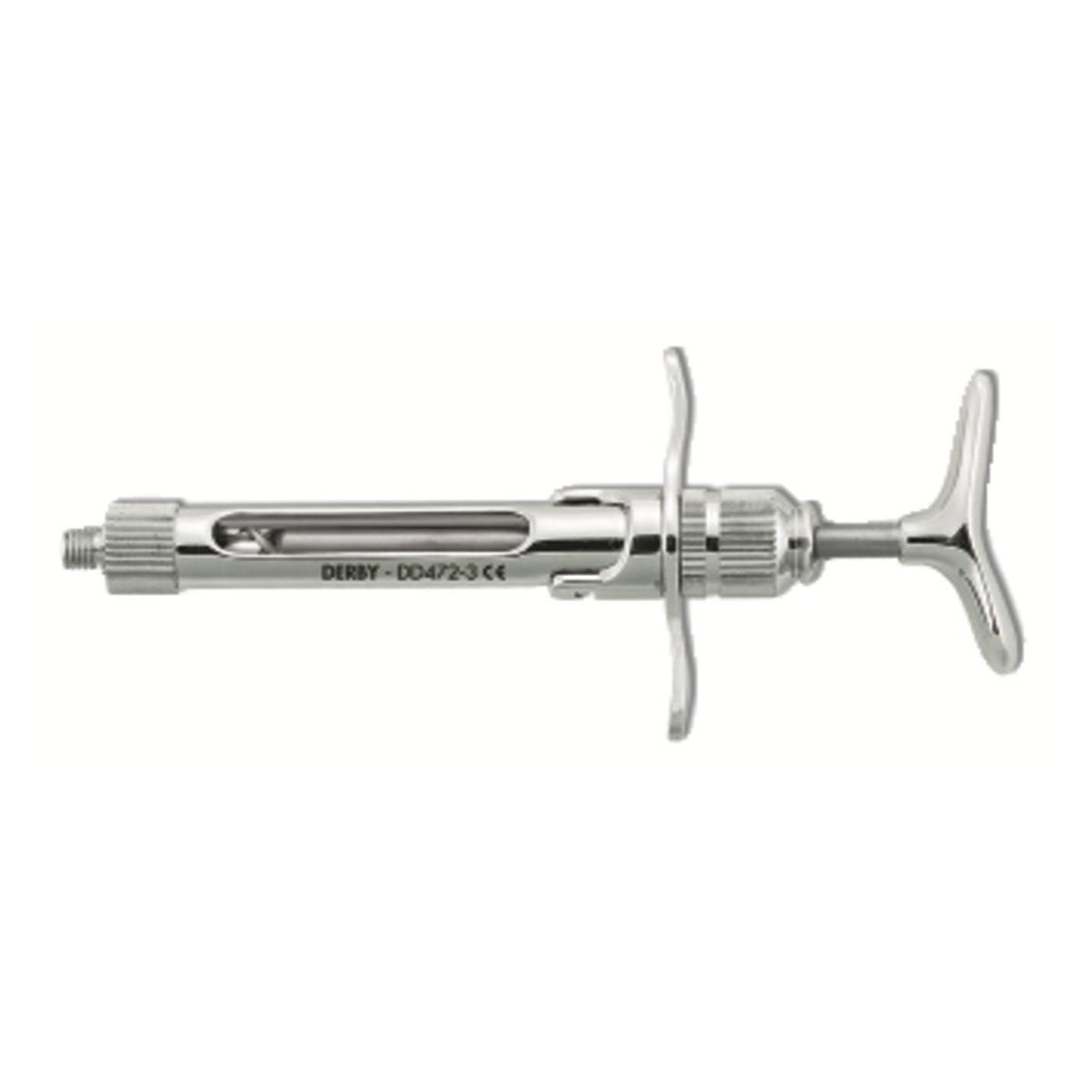 SERINGUE ANESTHESIE PLIABLE EMBOUTS EU 472-3 DERBY