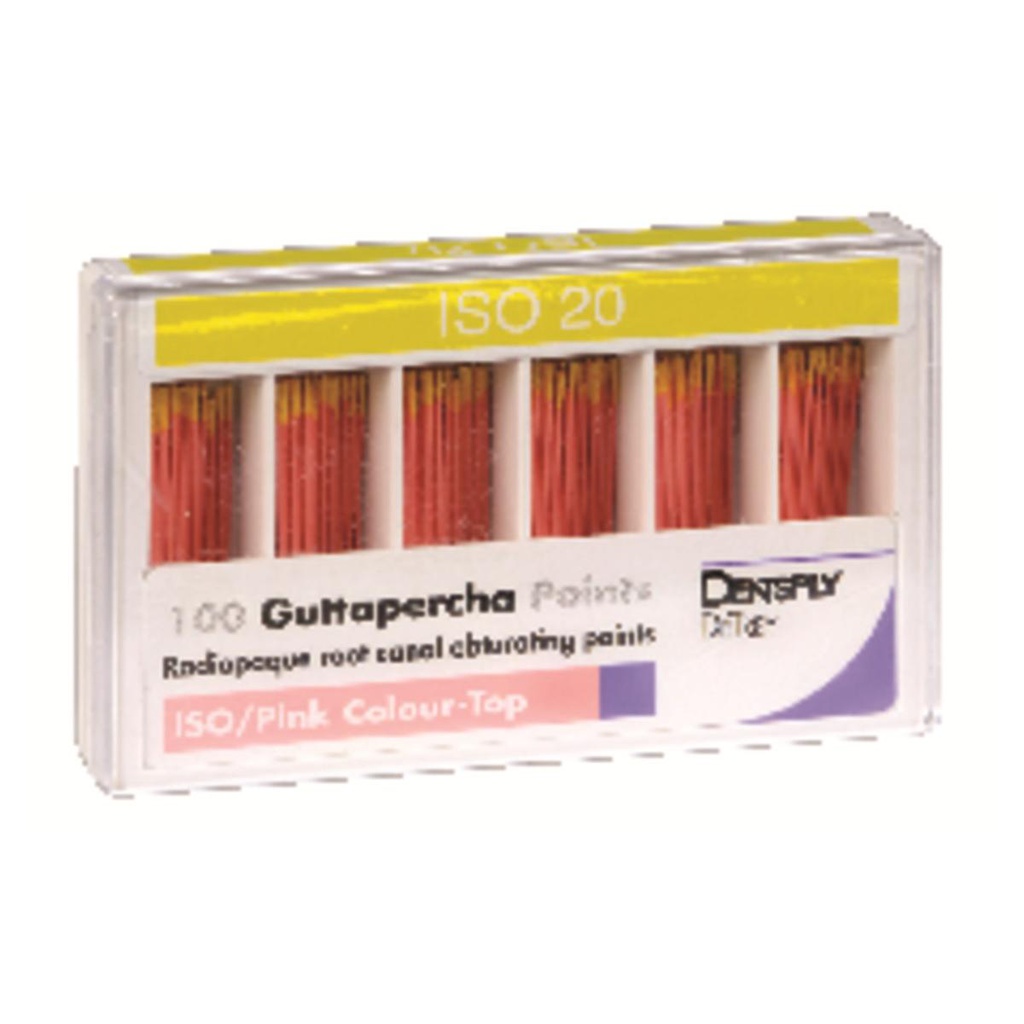 LQ * POINTES GUTTA ISO ROSE NO20 (100)    DENTSPLY