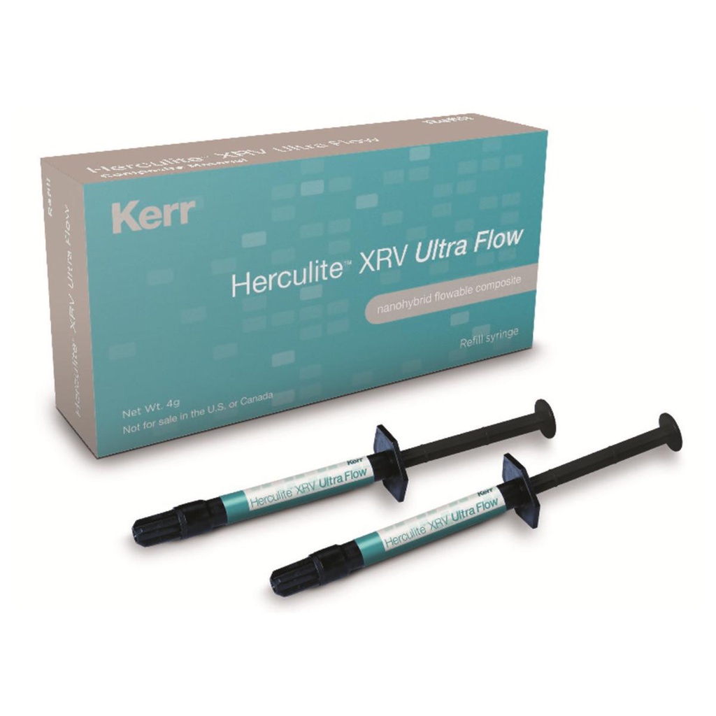 HERCULITE XRV ULTRA FLOW A2     SERINGUE 4G   KERR