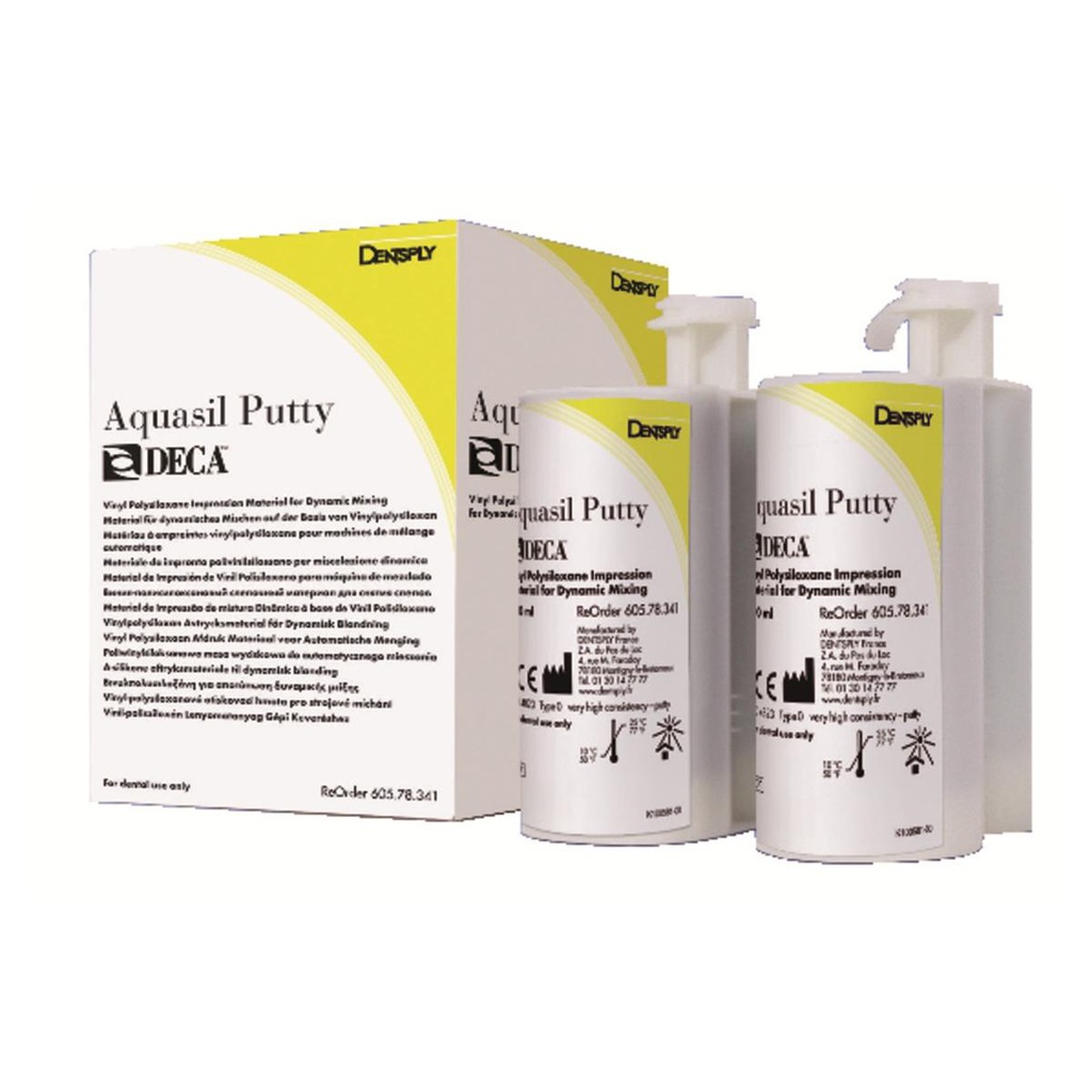 AQUASIL PUTTY DECA CART.2X380ML 60578341  DENTSPLY