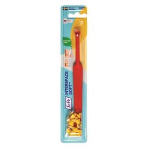 BROSSE INTERSPACE 1 MANCHE+12 TETES SOUPLE 412364