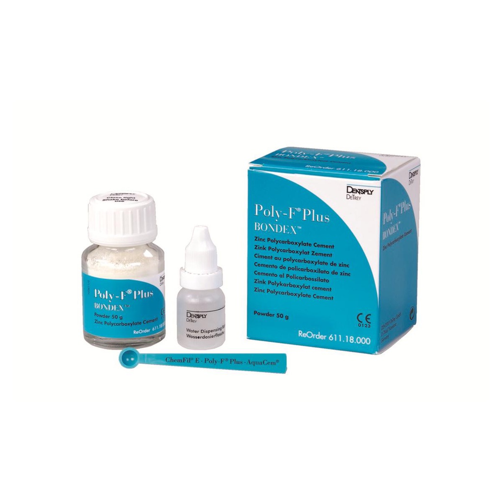 LQ * POLY-F PLUS PDRE 50G + FLACON DOSEUR DENTSPLY