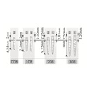 UNIMETRIC TENONS TITANE 215T-208L (25)   MAILLEFER