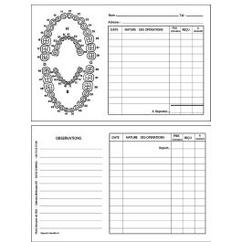 [00-127-78] FICHES DENTAIRES NO 3 BOITE DE 200        DROUAIRE