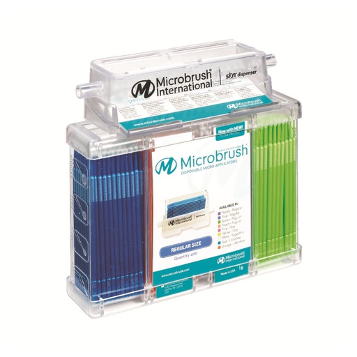 [00-232-88] MICROBRUSH PLUS REGULAR KIT 4 X 100 + DISTRIBUTEUR