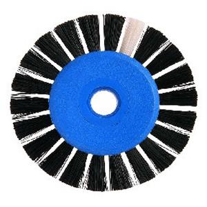 [47-696-88] BROSSES RESINE SOIE NOIRE 1 RANG 44MM (X12)  HATHO