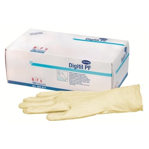 [68-310-98] GANTS LATEX SS POUDRE DIGITIL PF S (100)  HARTMANN