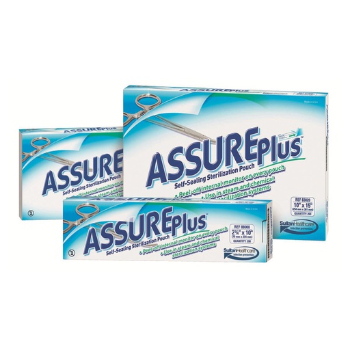 [50-071-98] ASSURE PLUS POUCHES 254X406MM (200)   83020 SULTAN