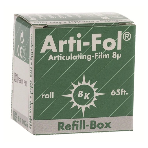 [64-081-59] RECHARGE FEUILLE ARTI VERT 20M X 22 MM      BAUSCH