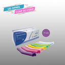 Lot de 10 Canules Bluejet Colorean Mauves 11mm STERIBLUE