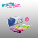 Lot de 10 Canules Bluejet Colorean Fuschia 11mm STERIBLUE