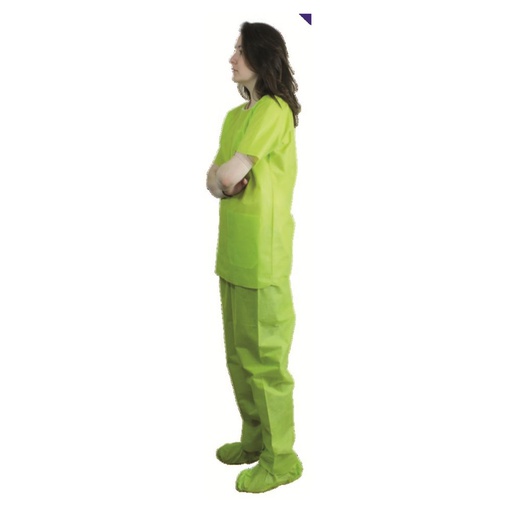 [87-472-98] #PYJAMA DE BLOC NON STERILE VERT   S(10) STERIBLUE