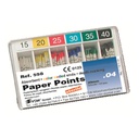 POINTES PAPIER STERILES 4% NO25 (120)          VDW