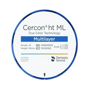 [58-367-98] DISQUE CERCON HT ML A1 14 5366095014 DENTSPLY