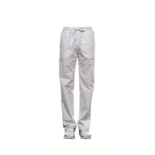 [16-740-59] PANTALON MIXTE BLANC TAILLE L              SELEKTO