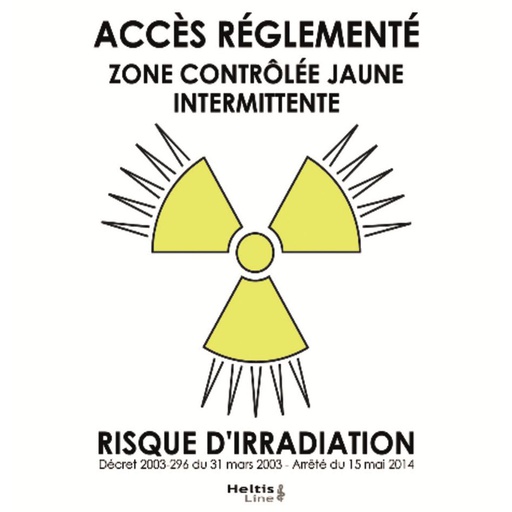 [01-202-59] TREFLE DE SIGNALISATION JAUNE  TRE2200       VARAY