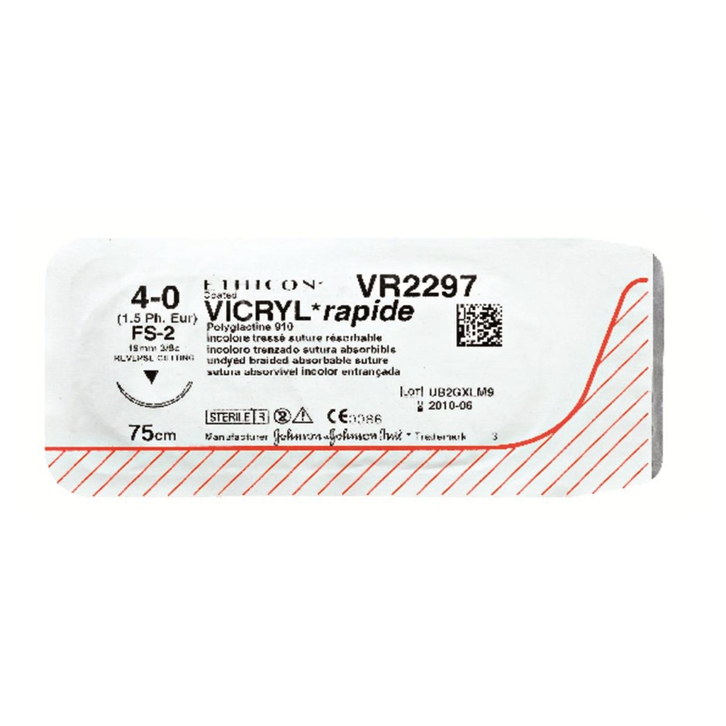 FIL VICRYL RESORBABLE  VR2296 (36)         ETHICON