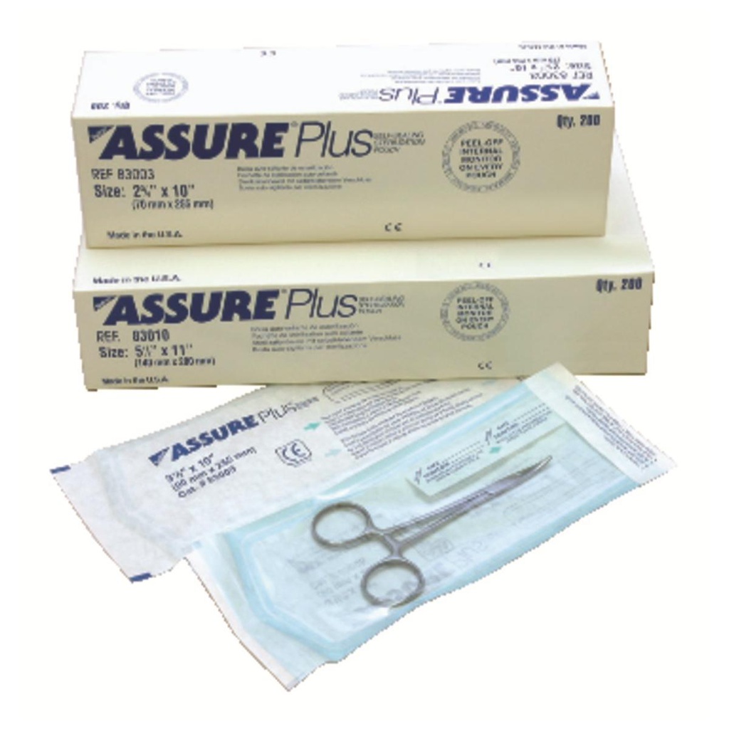 ASSURE PLUS POUCHES 85X165MM (200)    83000 SULTAN