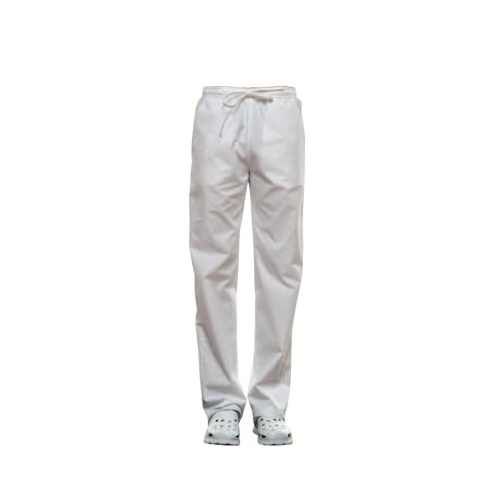 PANTALON MIXTE BLANC TAILLE XL             SELEKTO