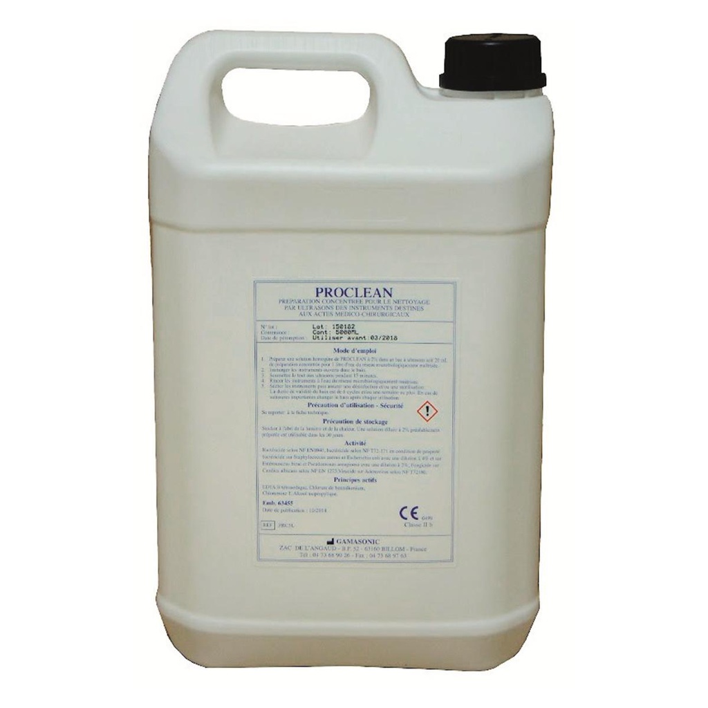 #PROCLEAN BIDON DE 5 LITRES              GAMASONIC