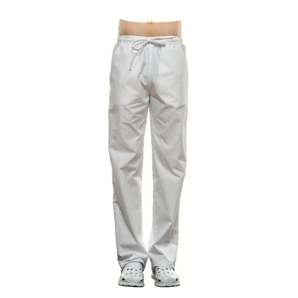 PANTALON MIXTE BLANC TAILLE XS             SELEKTO