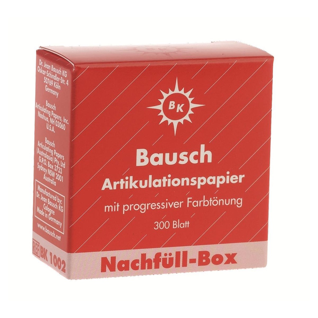 PAPIER A ARTICULER RECHARGE ROUGE    BK1002 BAUSCH