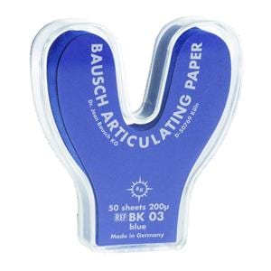 BK03 PAPIER A ARTICULER BLEU 50 FEUILLES    BAUSCH