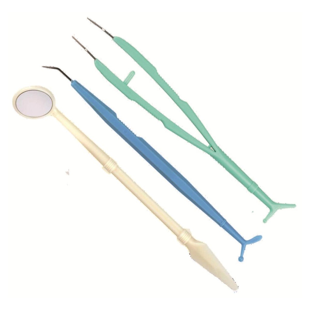 #SONDE + MIROIR +PRECELLE CARTON 10X20 KITS L13002