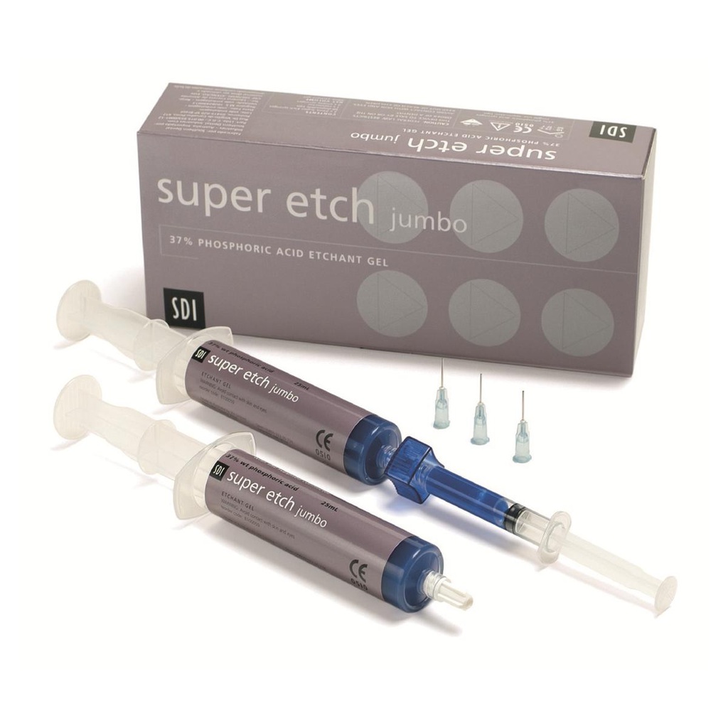 LQ * GEL SUPER ETCH  SERINGUES 2X25ML  8100059 SDI