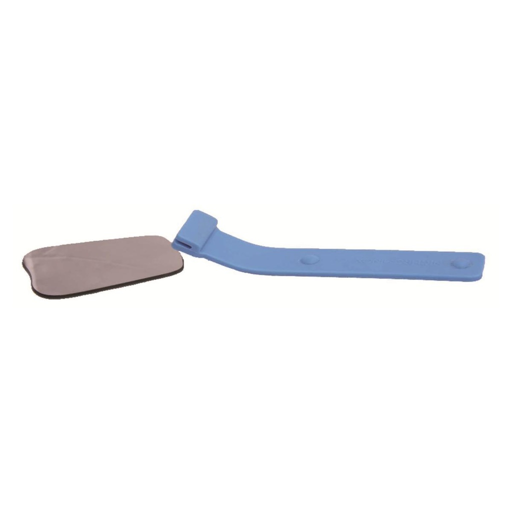 MANCHE MIROIR SILICONE BLEU 190796-2   NICHROMINOX