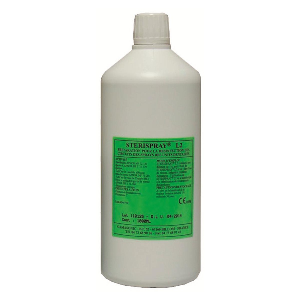 STERISPRAY L2 BIDON DE 1 LITRE           GAMASONIC