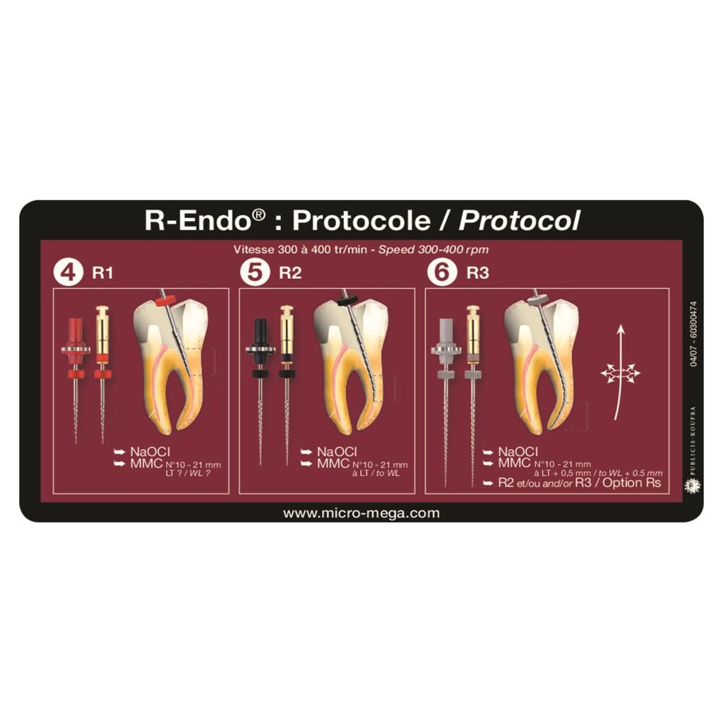 R-ENDO ENDO PLAQUETTE REASSORT R2 (6)    MICROMEGA