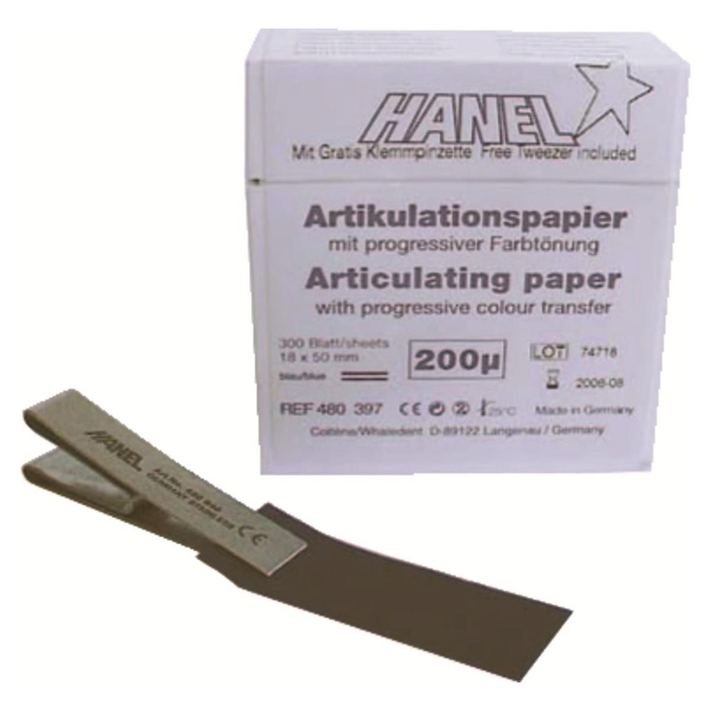 PAPIER A ARTICULER ROUGE 200 MICRONS (300)   HANEL