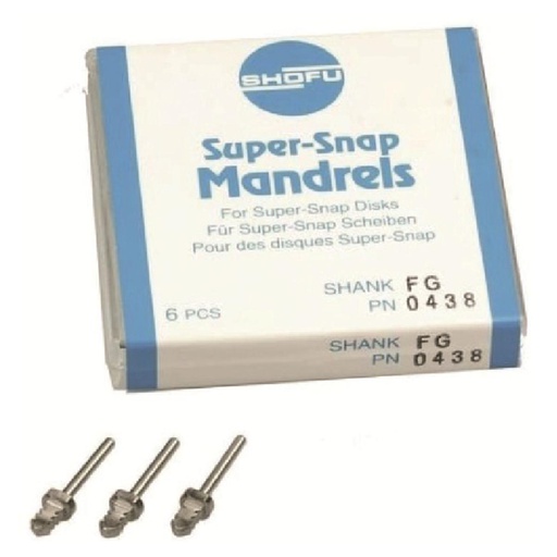[642-75-91] SUPER SNAP MANDRINS FG  (6)                  SHOFU