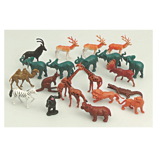 [88-961-08] JOUETS ASSORTIMENT NO4 (100 ANIMAUX)         HAGER