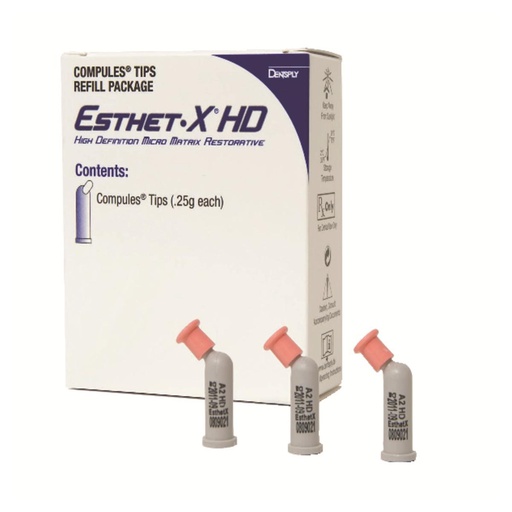 [54-642-98] ESTHET-X HD COMPULES AMBRE-EMAIL 10X0.25G DENTSPLY