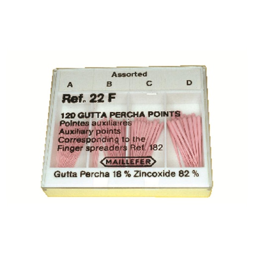 [65-102-09] GUTTA PERCHA AUXILLIAIRES ROSES A (120)  MAILLEFER