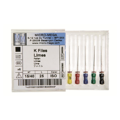 [734-23-78] LIMES 29MM NO40 (6)             20102027 MICROMEGA