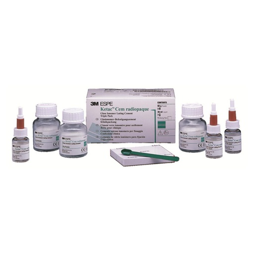 [770-36-68] KETAC CEM RADIOPAQUE COFFRET CLINIQ.-37230- 3MESPE