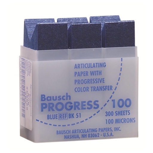 [468-82-88] BK51 PAPIER A ARTICULER BLEU 300 FEUILLES   BAUSCH