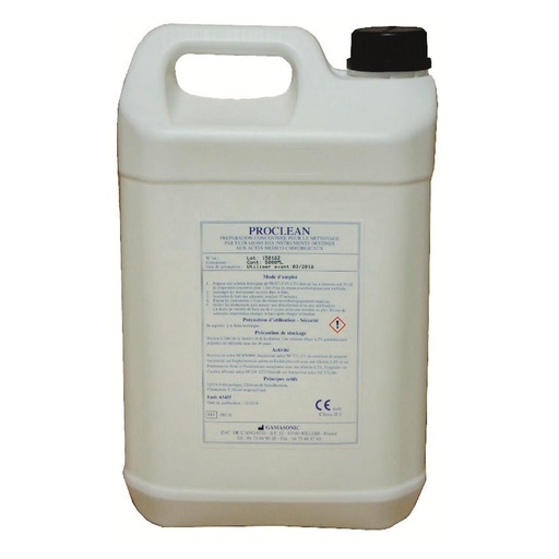 [556-23-88] #PROCLEAN BIDON DE 5 LITRES              GAMASONIC