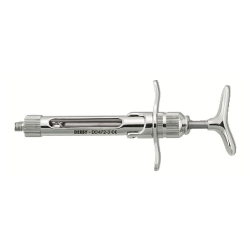 [962-11-98] SERINGUE ANESTHESIE PLIABLE EMBOUTS EU 472-3 DERBY