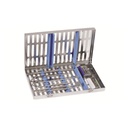 CASSETTE INOX 28X18 MIXTE BLEUE        NICHROMINOX