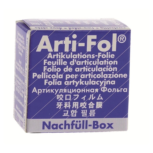 [581-91-98] ARTI-FOL RECHARGE DOUBLE FACE BLEU   BK1027 BAUSCH