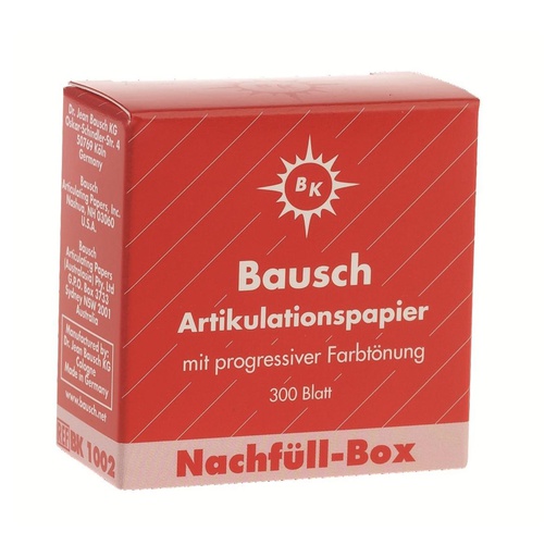 [691-91-98] PAPIER A ARTICULER RECHARGE ROUGE    BK1002 BAUSCH