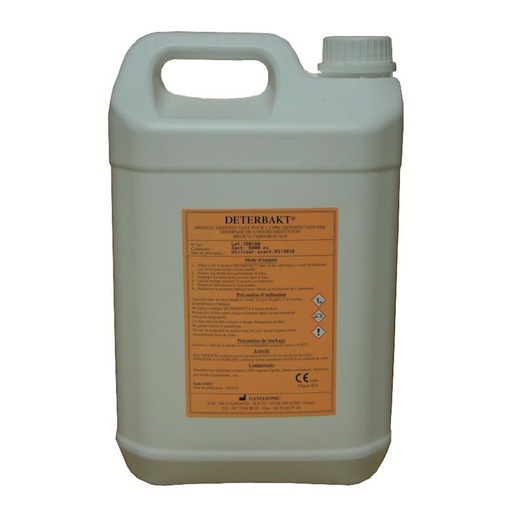 [340-60-59] #DETERBAKT LIQUIDE PRE-DESINFECTION (5L) GAMASONIC