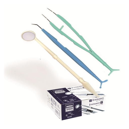 [959-91-59] #KIT D'EXAMEN 3 INSTRUMENTS (500)L13002E MEDISTOCK