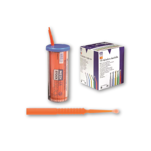 [10-350-98] Micro applicateur regular Medibrush Orange (4X100)